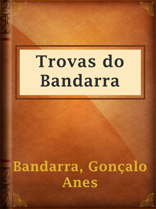 Cover image for Trovas do Bandarra
